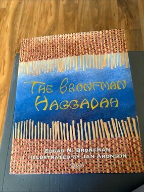 Rizzoli The Bronfman Haggadah - Blue and Gold Cover